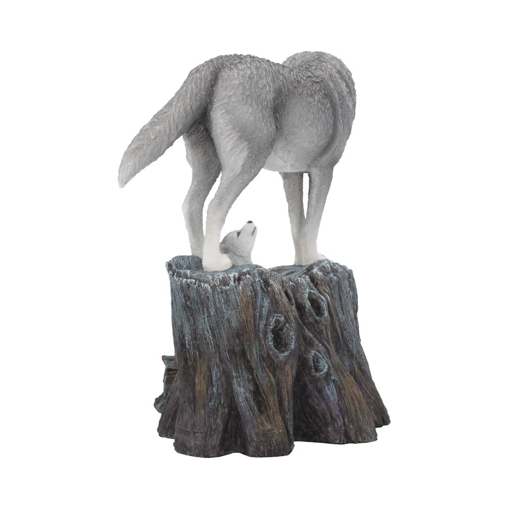 Guidance Ornament Wolf and Pup Figurine by Lisa Parker: 5 - Figurines Medium (15-29cm) By Lisa Parker