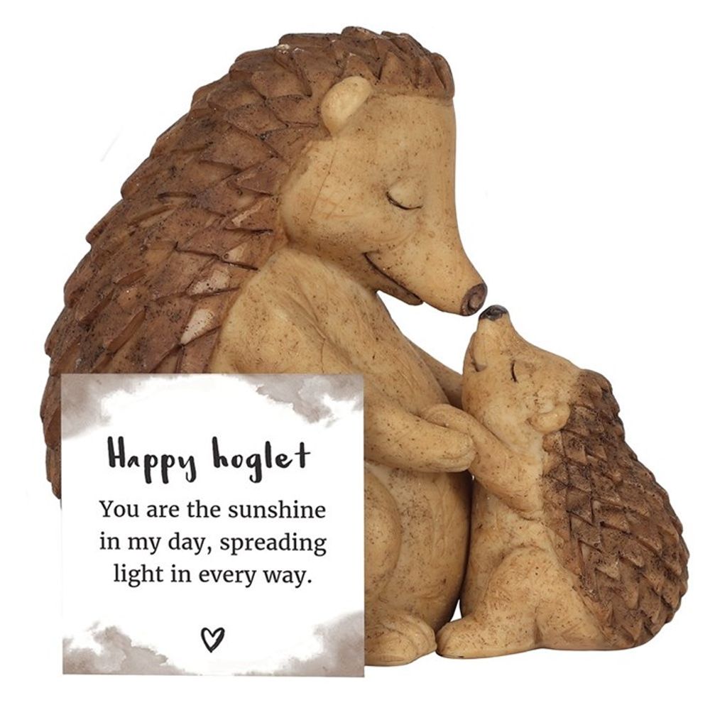 Happy Hoglet Mother and Baby Hedgehog Ornament: 4 - Ornaments By Gift Moments