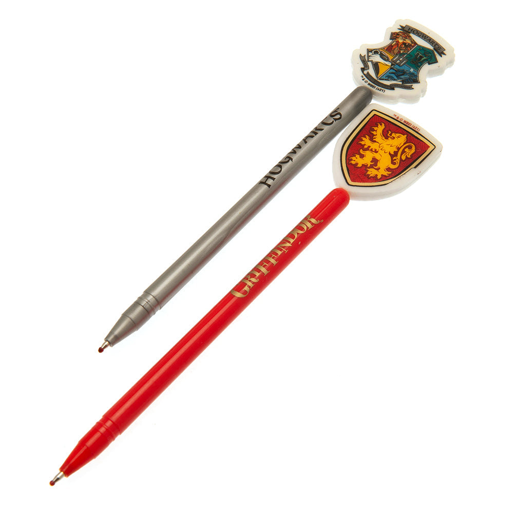 Harry Potter 2pk Pen & Topper Set - Shop Pens & Pencils At Gift Moments - 1