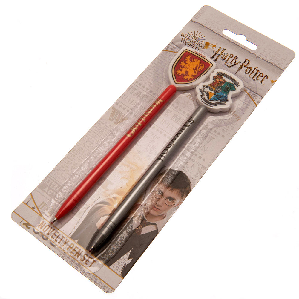 Harry Potter 2pk Pen & Topper Set - Shop Pens & Pencils At Gift Moments - 3