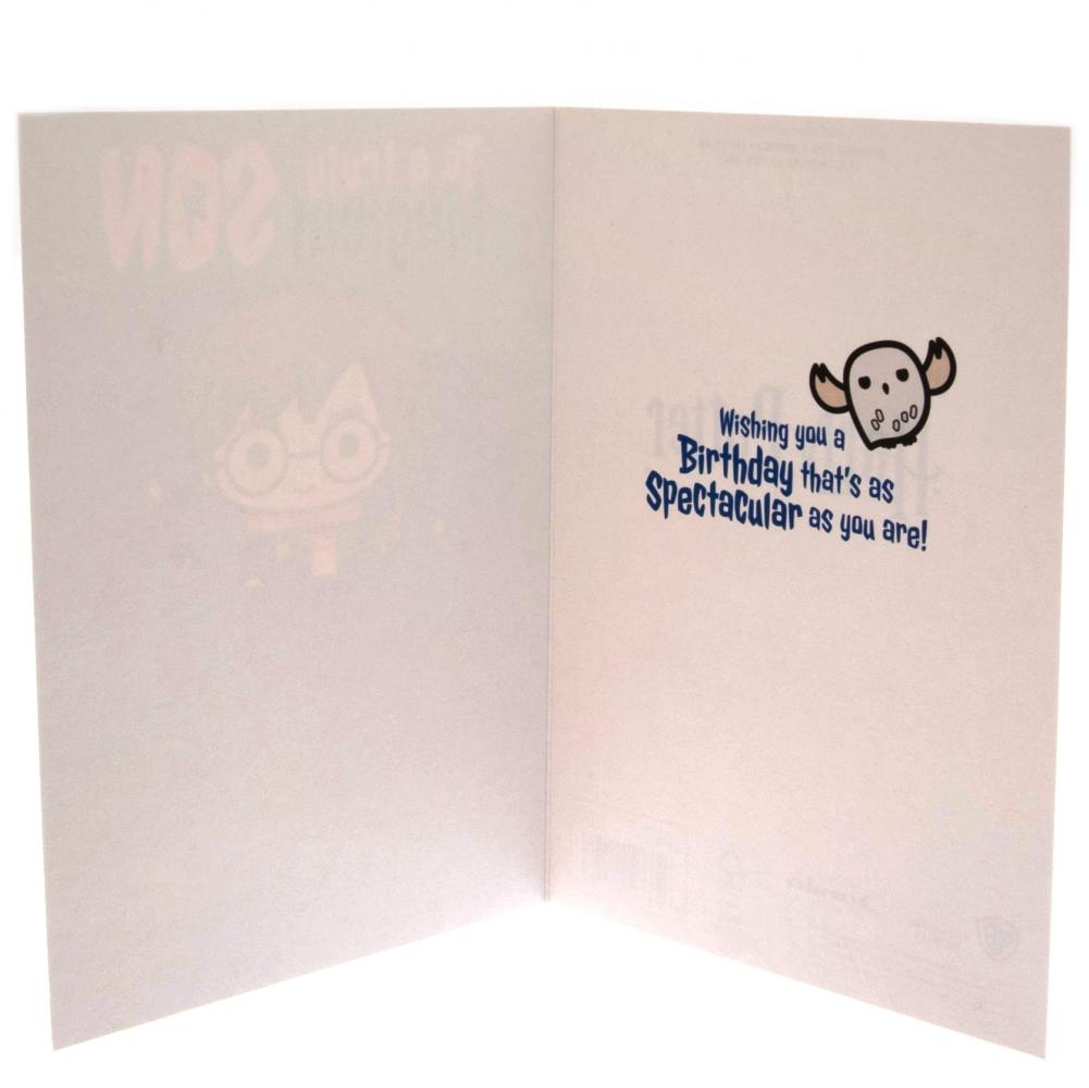 Harry Potter Birthday Card Son: 3 - Greeting Cards By Harry Potter