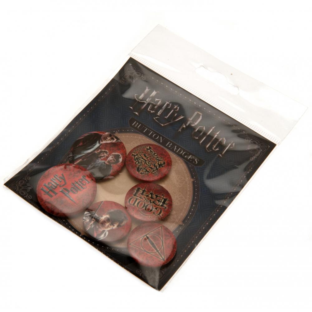 Harry Potter Button Badge Set Logo: 3 - Badges By Harry Potter