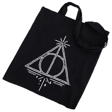 Harry Potter Deathly Hallows Canvas Tote Bag: 3 - Bags By Harry Potter