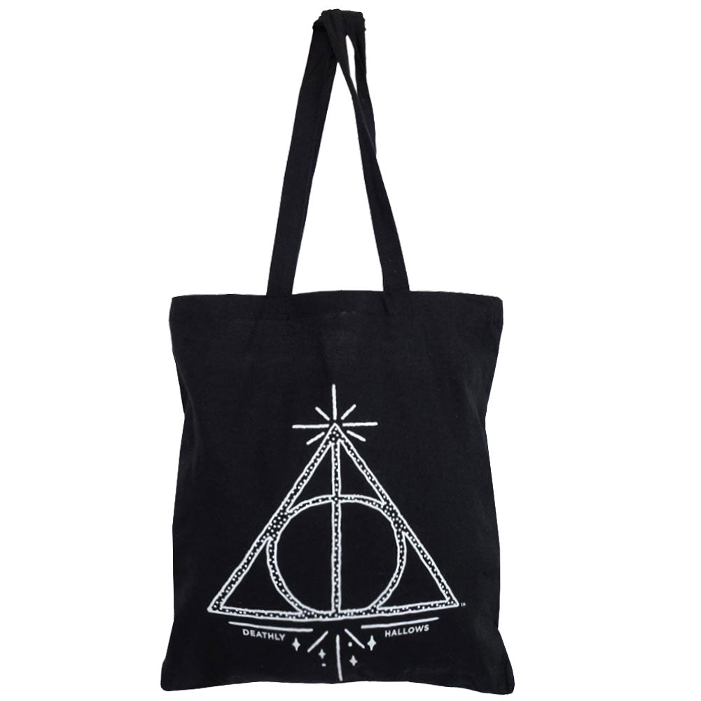Harry Potter Deathly Hallows Canvas Tote Bag: 1 - Bags By Harry Potter