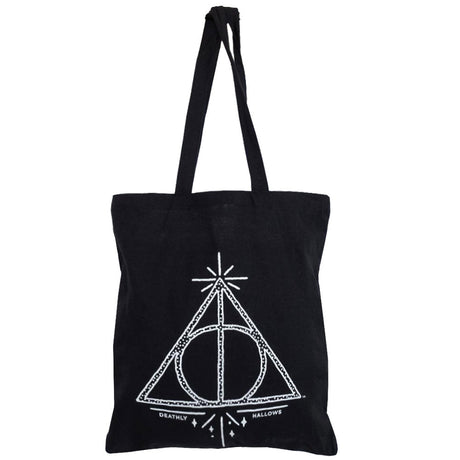 Harry Potter Deathly Hallows Canvas Tote Bag: 1 - Bags By Harry Potter