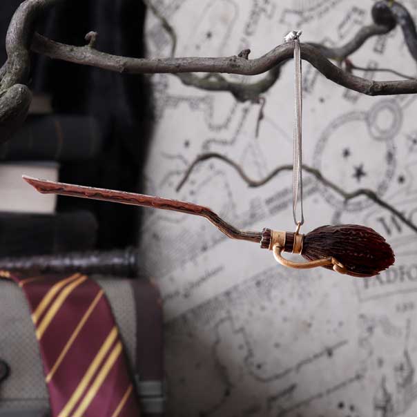 Harry Potter Fire Bolt Hanging Ornament - Shop Decorations At Gift Moments - 1