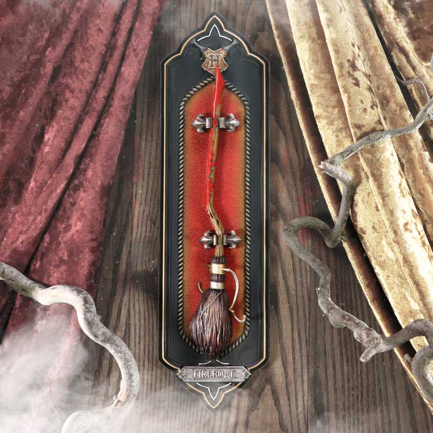 Harry Potter Firebolt Wall Plaque - Shop Signs & Plaques At Gift Moments - 1