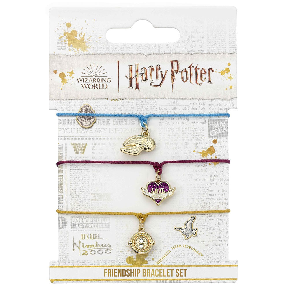 Harry Potter Golden Snitch Friendship Bracelet Set - Shop Jewellery At Gift Moments - 2