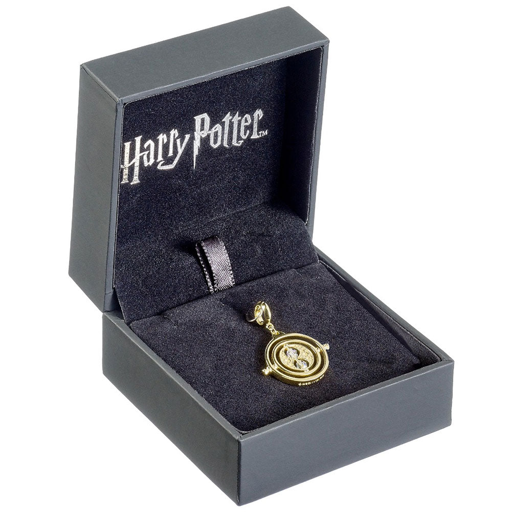 Harry Potter Gold Plated Time Turner Crystal Charm - Shop Jewellery At Gift Moments - 1