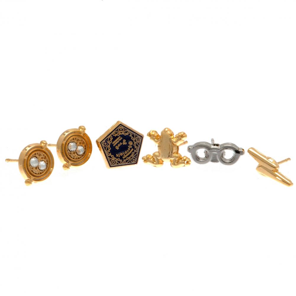 Harry Potter Gold Plated Stud Earring Set - Shop Jewellery At Gift Moments - 2