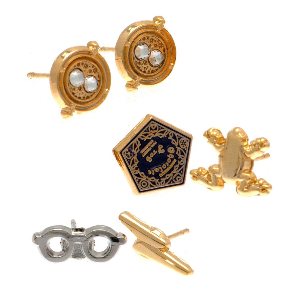 Harry Potter Gold Plated Stud Earring Set - Shop Jewellery At Gift Moments - 1