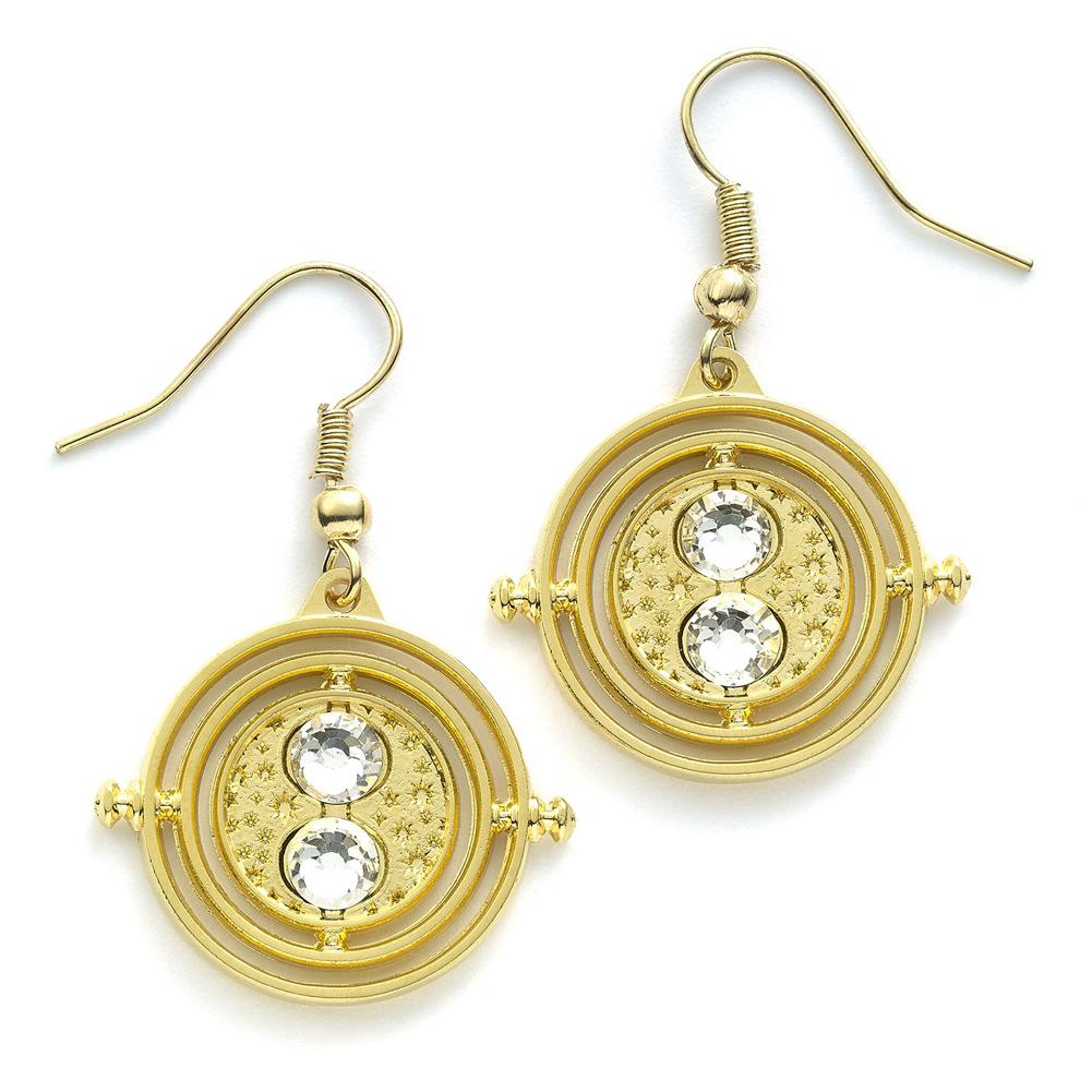 Harry Potter Gold Plated Time Turner Hook Earrings - Shop Jewellery At Gift Moments - 1