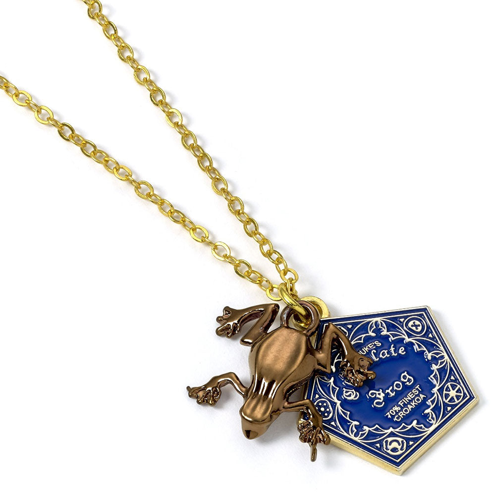 Harry Potter Gold Plated Chocolate Frog Necklace - Shop Jewellery At Gift Moments - 1