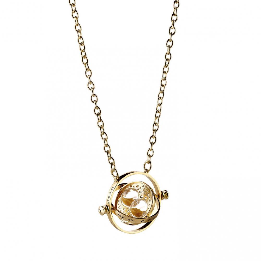 Harry Potter Gold Plated Spinning Time Turner Necklace - Shop Jewellery At Gift Moments - 2