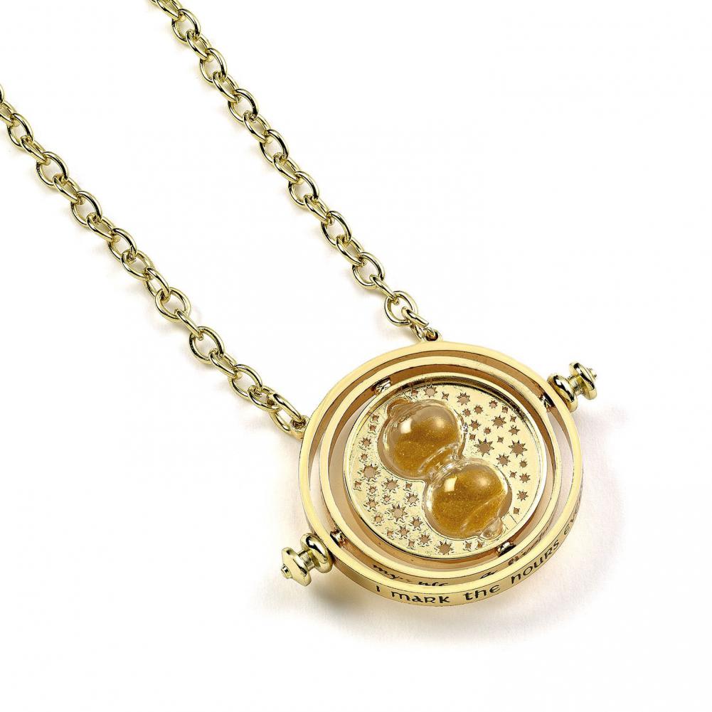 Harry Potter Gold Plated Spinning Time Turner Necklace - Shop Jewellery At Gift Moments - 1