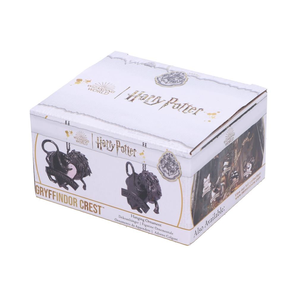 Harry Potter Gryffindor Crest Silver Hanging Ornament: 8 - Decorations By Harry Potter