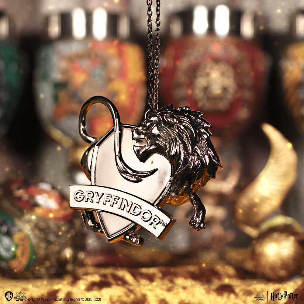 Harry Potter Gryffindor Crest Silver Hanging Ornament: 1 - Decorations By Harry Potter