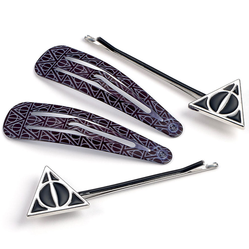 Harry Potter Hair Clips Deathly Hallows - Shop Accessories At Gift Moments - 1