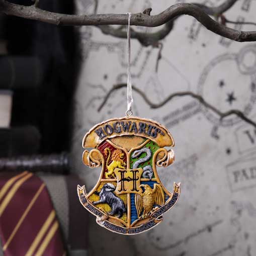 Harry Potter Hogwarts Crest Hanging Ornament: 1 - Decorations By Harry Potter