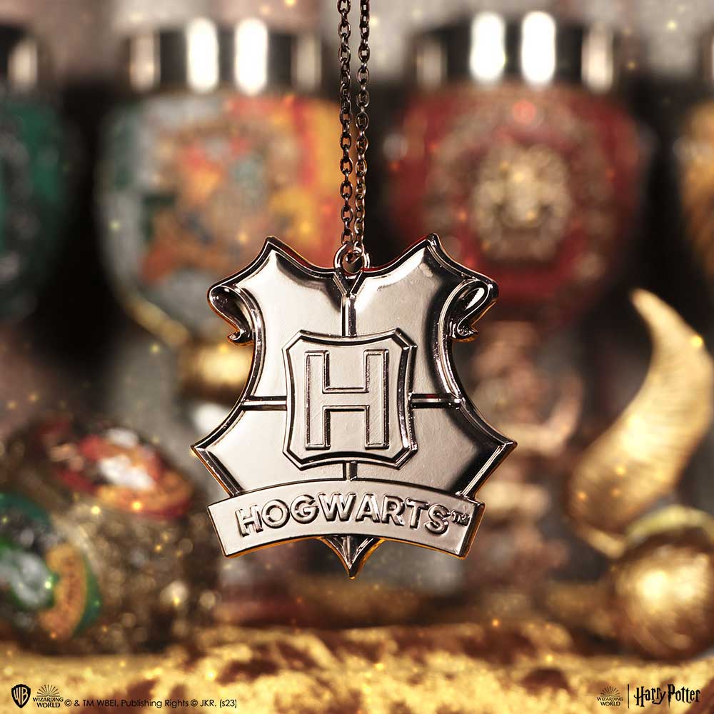 Harry Potter Hogwarts Crest Silver Hanging Ornament: 1 - Decorations By Harry Potter