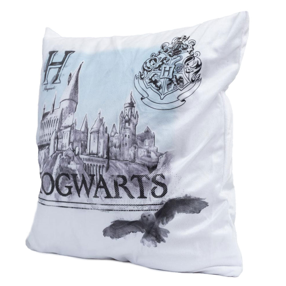 Harry Potter Hogwarts Velvet Feel Cushion - Shop Cushions At Gift Moments - 1