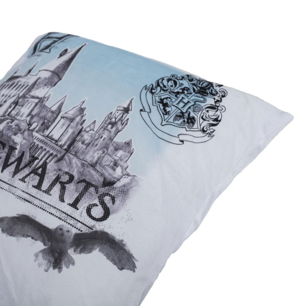 Harry Potter Hogwarts Velvet Feel Cushion - Shop Cushions At Gift Moments - 3