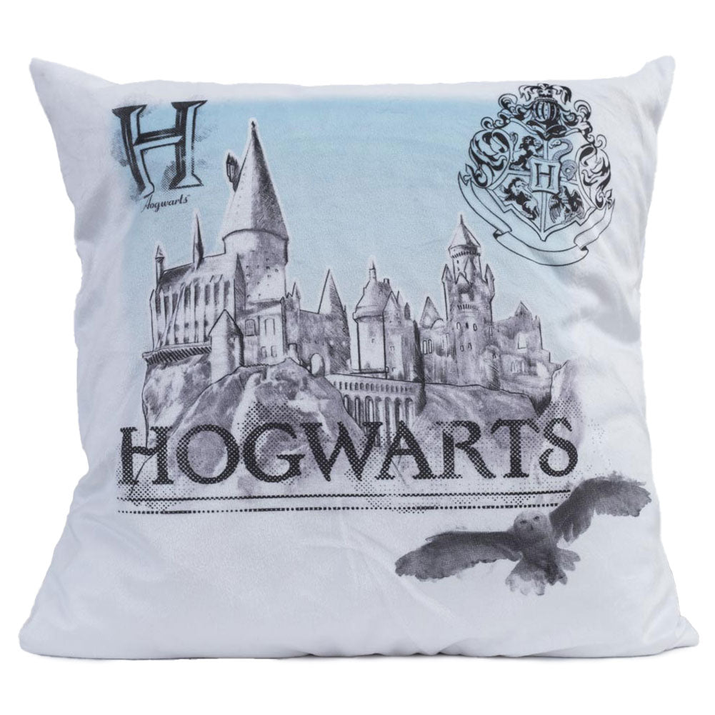 Harry Potter Hogwarts Velvet Feel Cushion - Shop Cushions At Gift Moments - 2