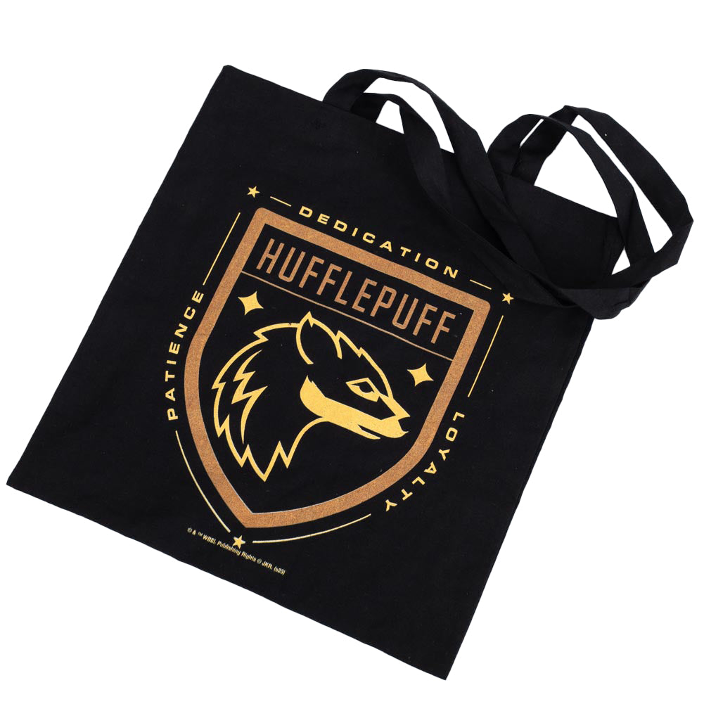 Harry Potter Hufflepuff Canvas Tote Bag: 3 - Bags By Harry Potter