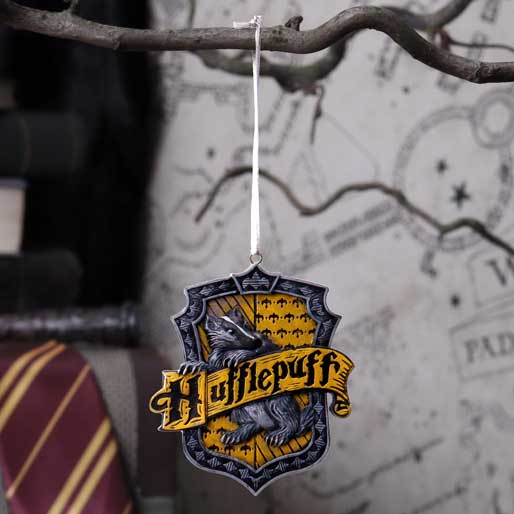 Harry Potter Hufflepuff Crest Hanging Ornament: 1 - Decorations By Harry Potter