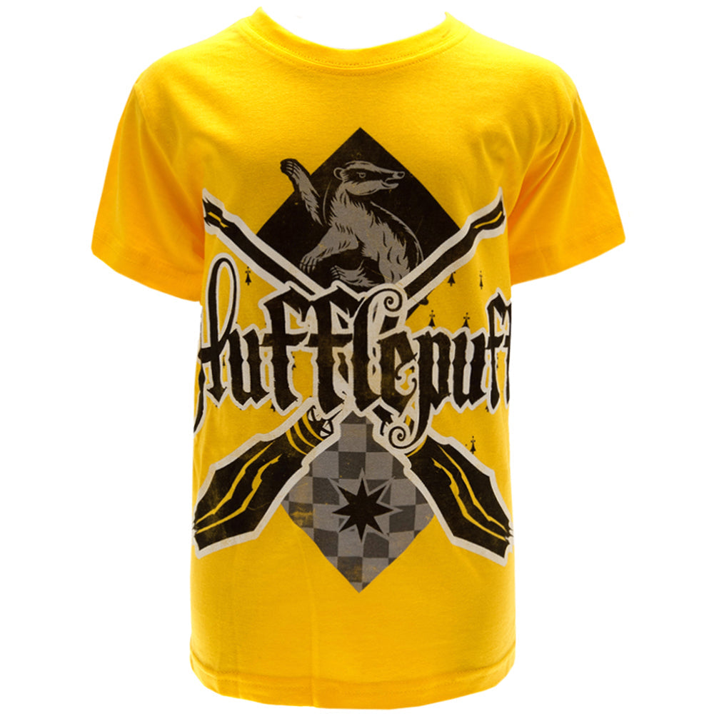 Harry Potter Hufflepuff T Shirt Junior 7-8 Yrs: 1 - Clothing By Harry Potter
