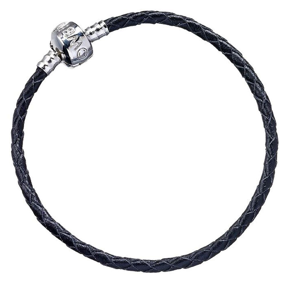 Harry Potter Leather Charm Bracelet Black M - Shop Jewellery At Gift Moments - 1