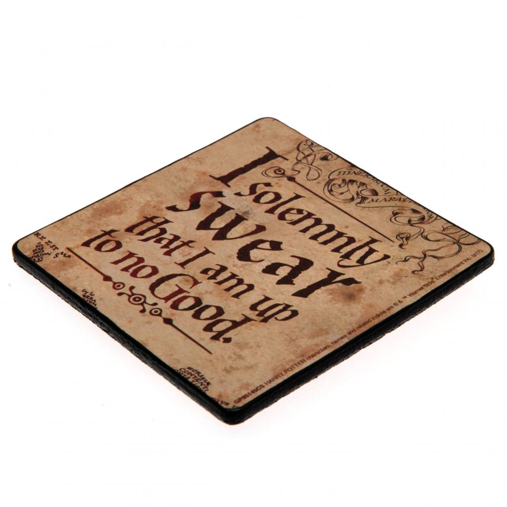 Harry Potter Mug & Coaster Set Marauders Map: 3 - Keyrings By Harry Potter