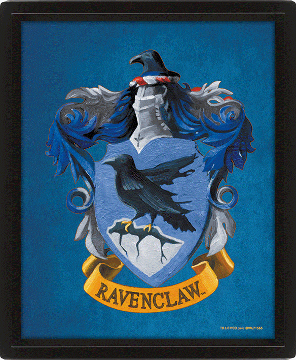 Harry Potter Ravenclaw Framed 3D Picture - Shop Framed Prints At Gift Moments - 1