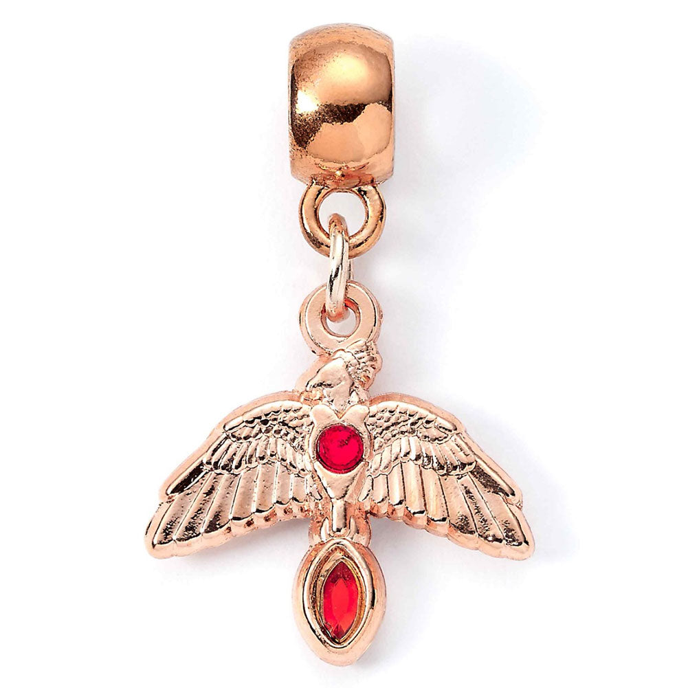 Harry Potter Rose Gold Plated Fawkes Charm - Shop Jewellery At Gift Moments - 1
