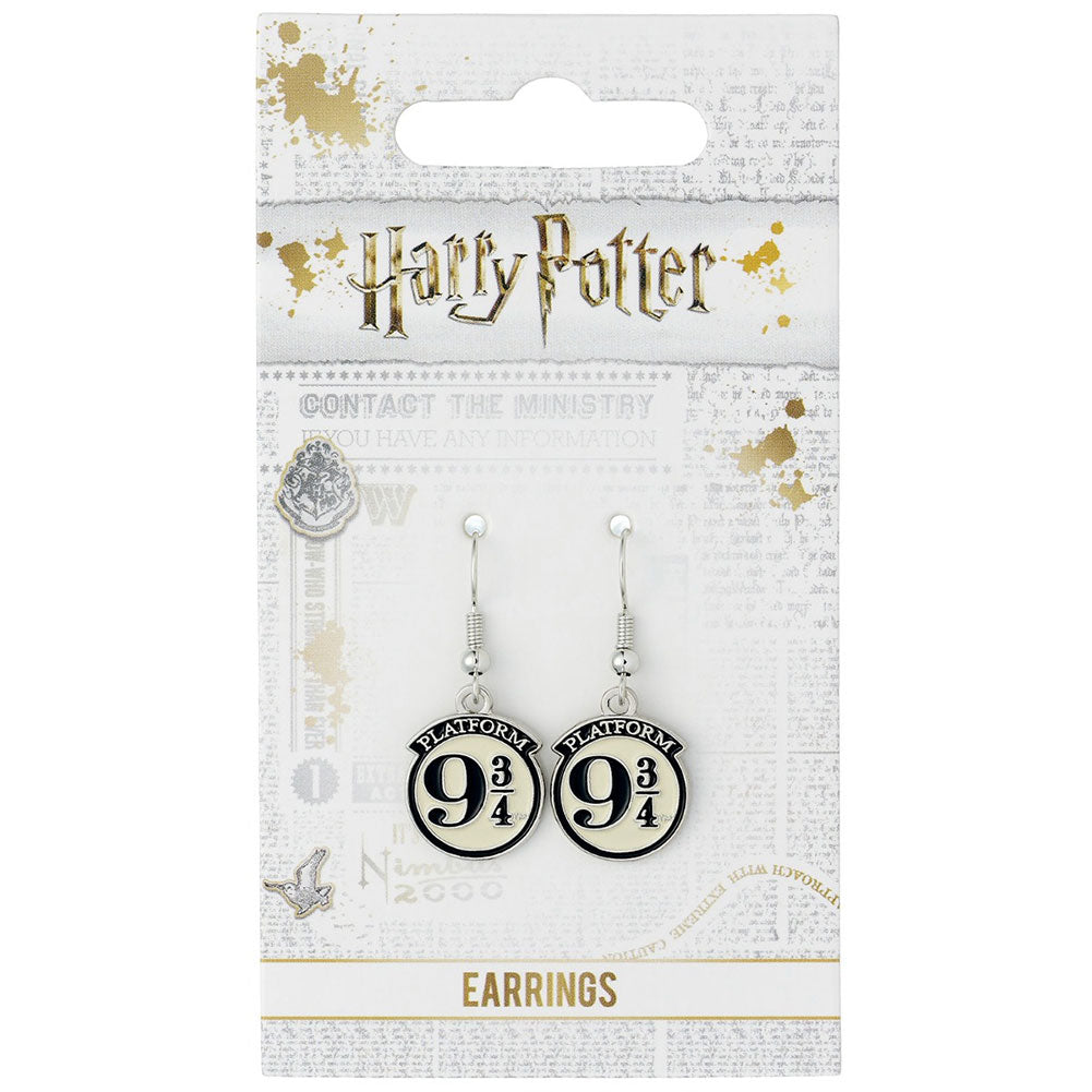 Harry Potter Silver Plated 9 & 3 Quarters Hook Earrings - Shop Jewellery At Gift Moments - 2