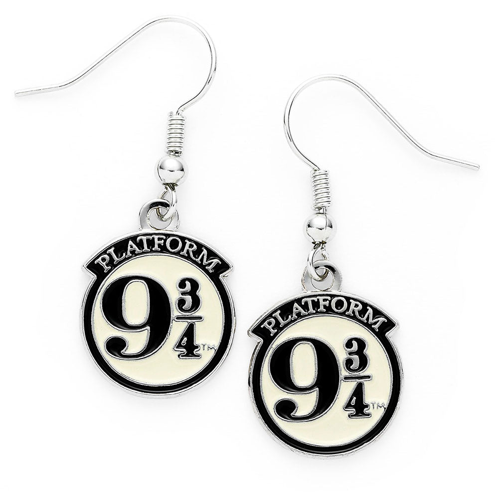 Harry Potter Silver Plated 9 & 3 Quarters Hook Earrings - Shop Jewellery At Gift Moments - 1