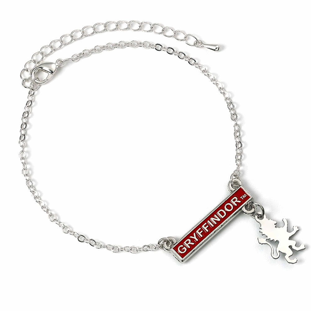 Harry Potter Silver Plated Gryffindor Bar Bracelet - Shop Jewellery At Gift Moments - 1