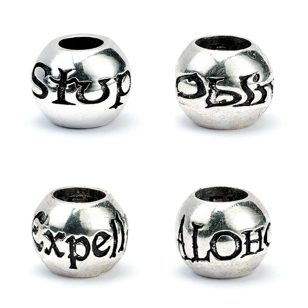 Harry Potter Silver Plated Spell Bead Charm Set - Shop Jewellery At Gift Moments - 1
