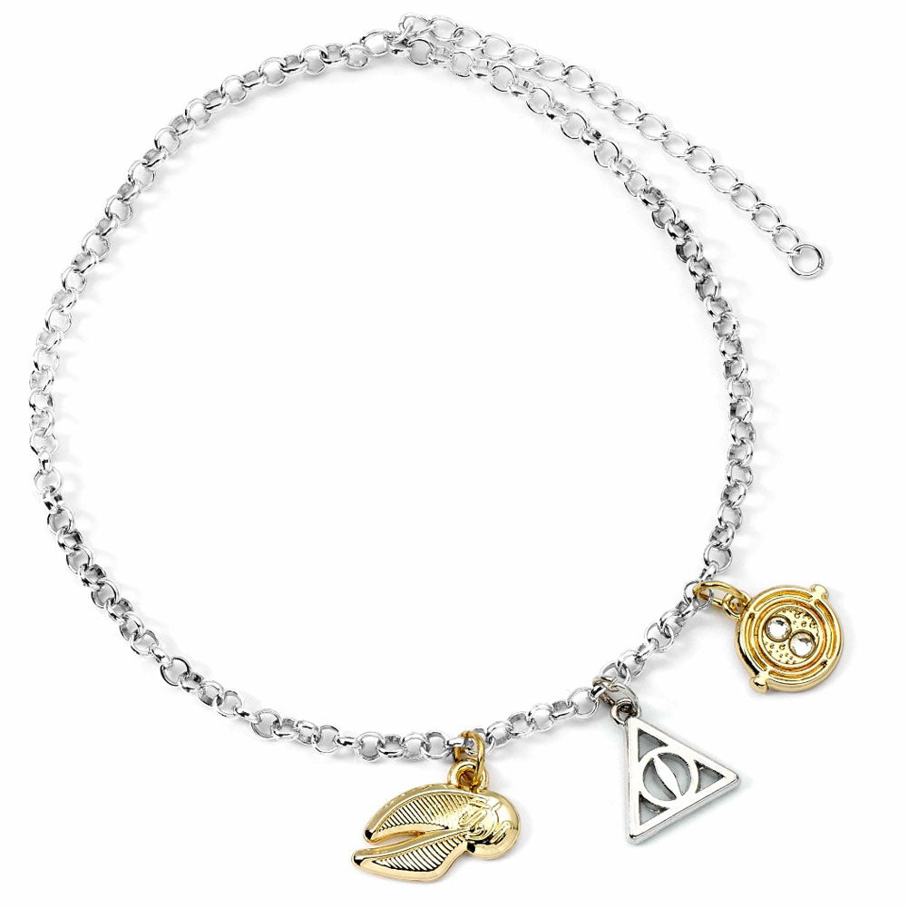 Harry Potter Silver Plated Charm Bracelet - Shop Jewellery At Gift Moments - 1