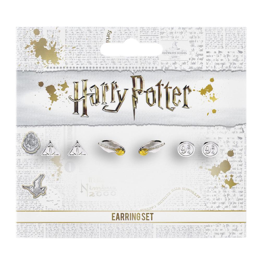 Harry Potter Silver Plated Stud Earring Set - Shop Jewellery At Gift Moments - 4