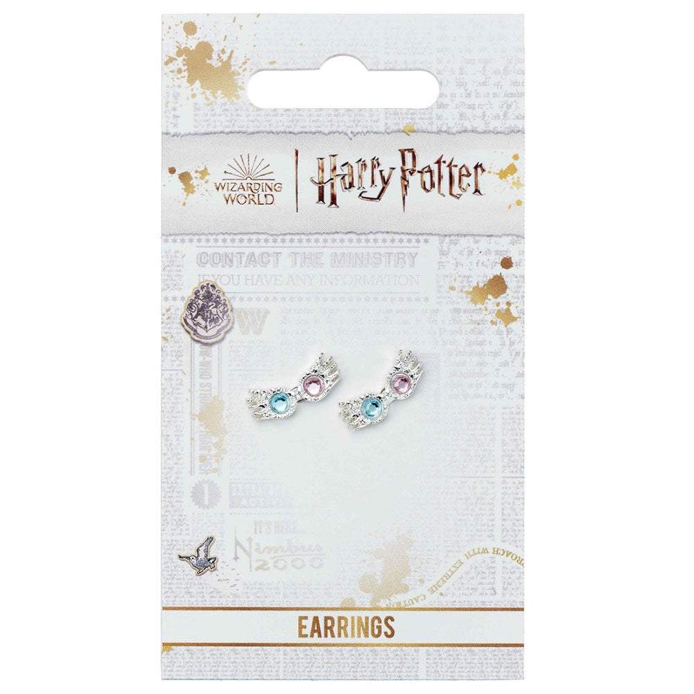 Harry Potter Silver Plated Luna Spectrespecs Stud Earrings - Shop Jewellery At Gift Moments - 2