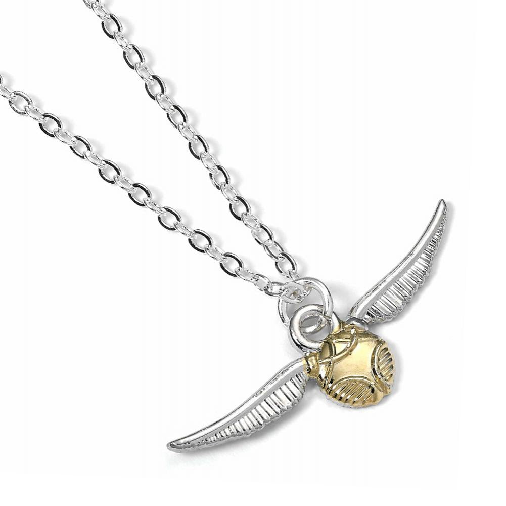 Harry Potter Silver Plated Golden Snitch Necklace - Shop Jewellery At Gift Moments - 1