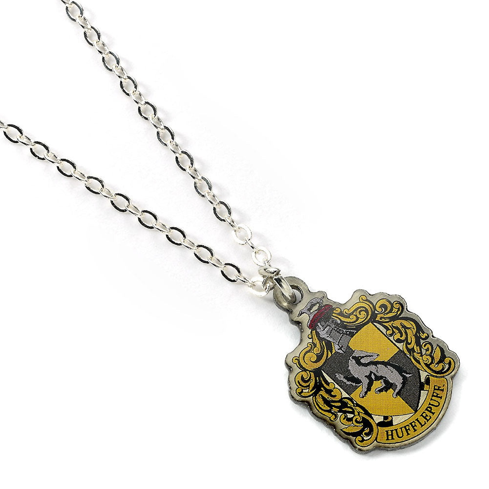 Harry Potter Silver Plated Hufflepuff Necklace - Shop Jewellery At Gift Moments - 1