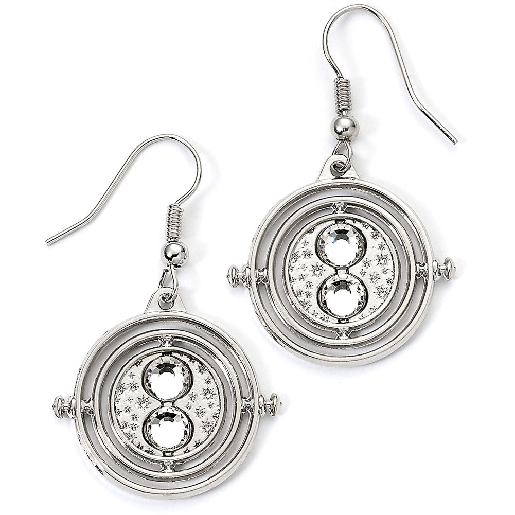 Harry Potter Silver Plated Time Turner Hook Earrings - Shop Jewellery At Gift Moments - 1