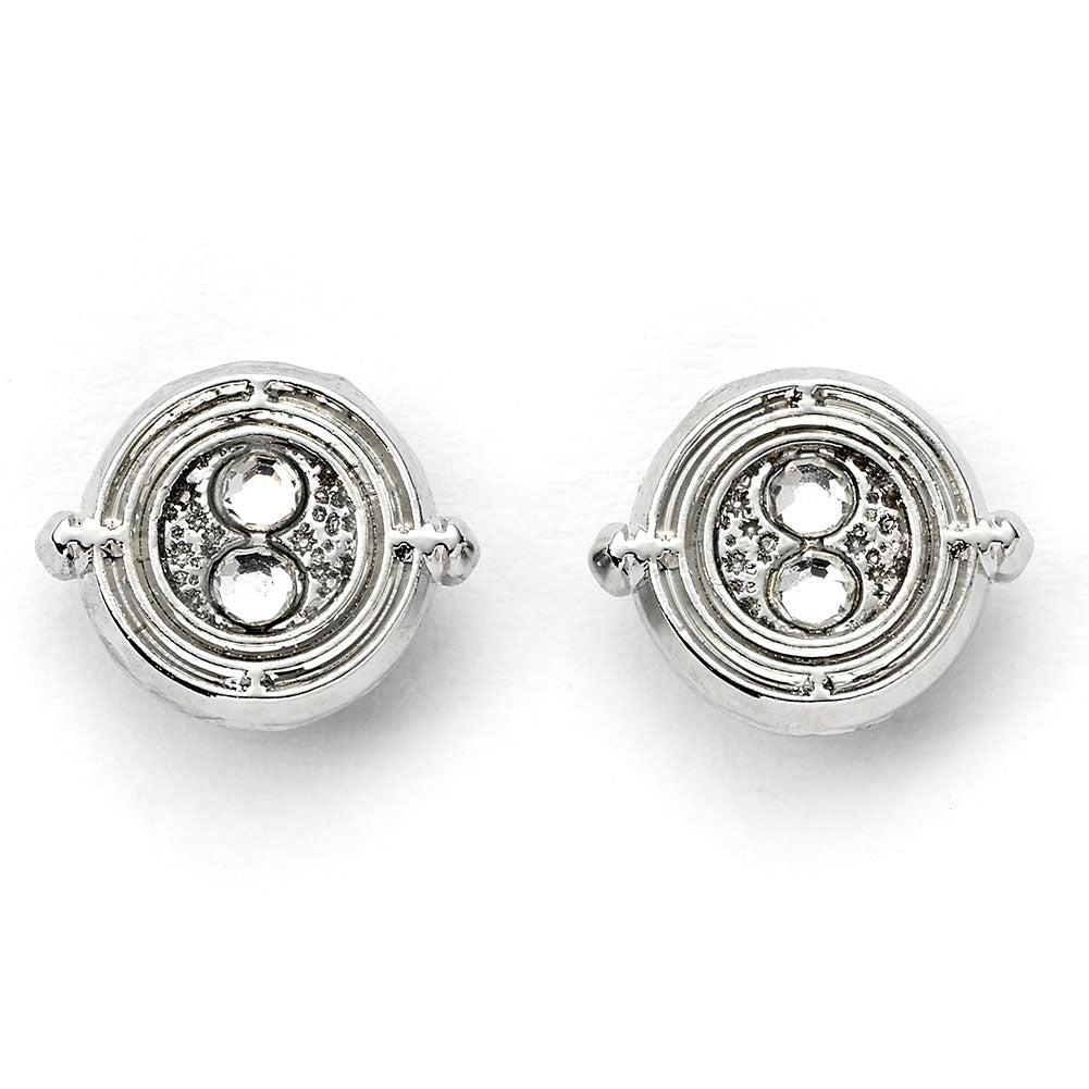 Harry Potter Silver Plated Time Turner Stud Earrings - Shop Jewellery At Gift Moments - 1