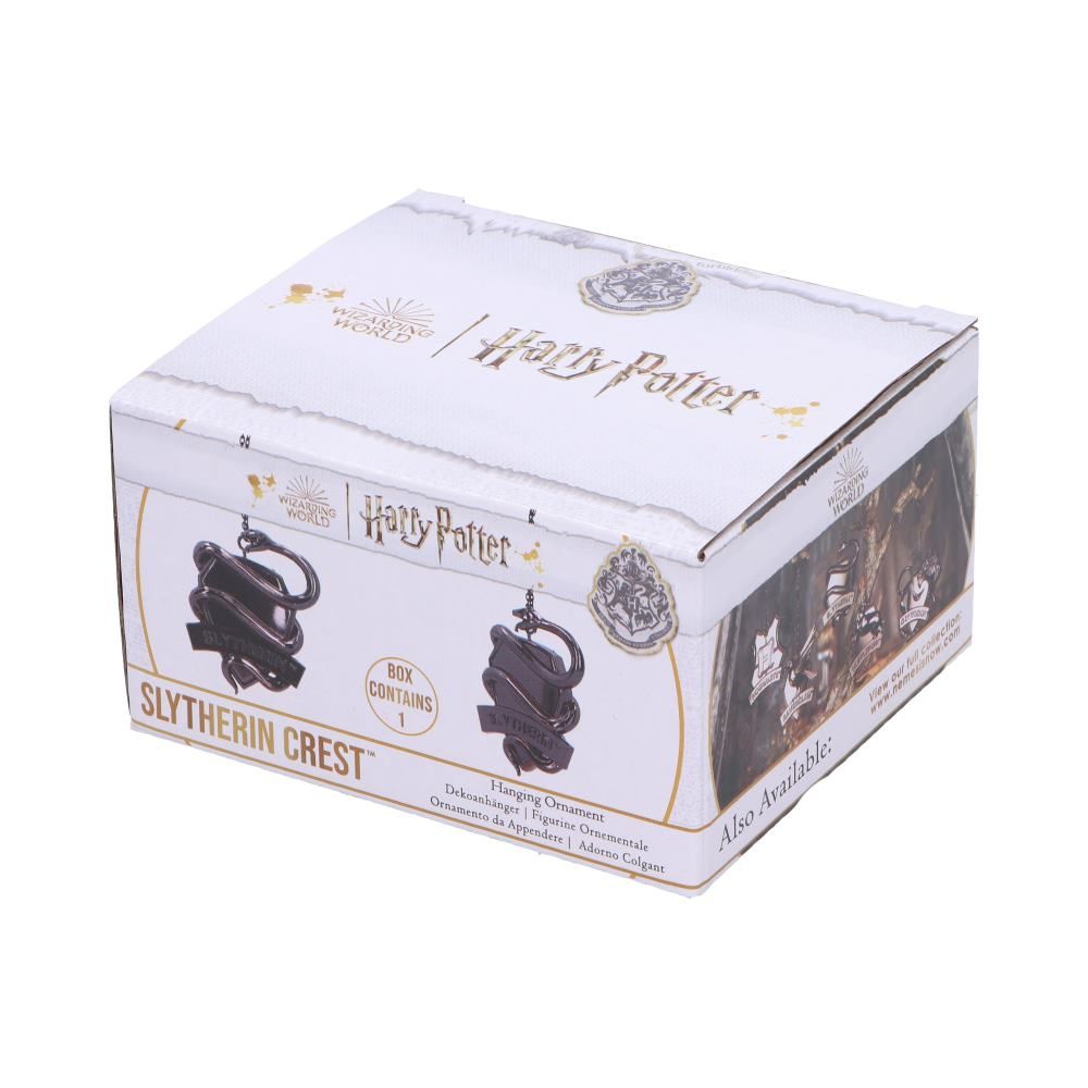 Harry Potter Slytherin Crest Silver Hanging Ornament: 8 - Decorations By Harry Potter