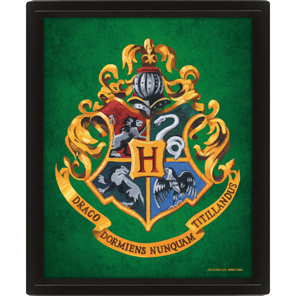 Harry Potter Slytherin Framed 3D Picture - Shop Framed Prints At Gift Moments - 3