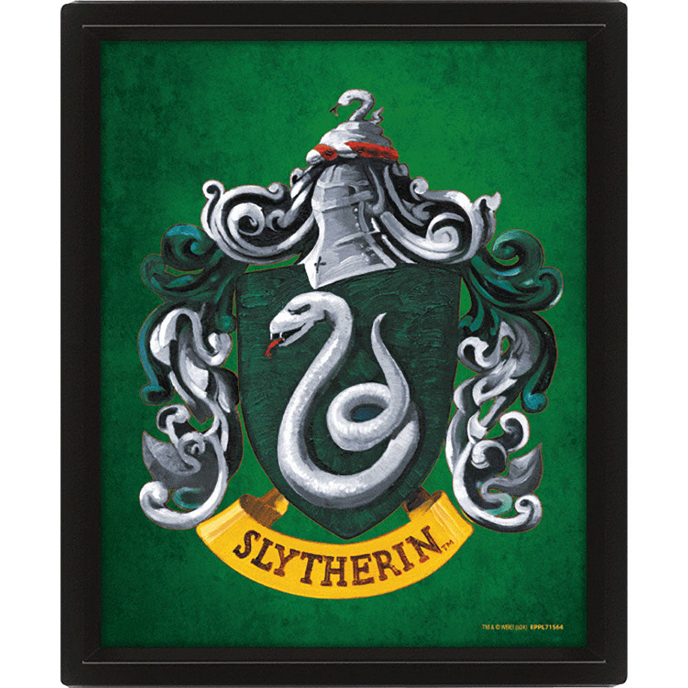 Harry Potter Slytherin Framed 3D Picture - Shop Framed Prints At Gift Moments - 2