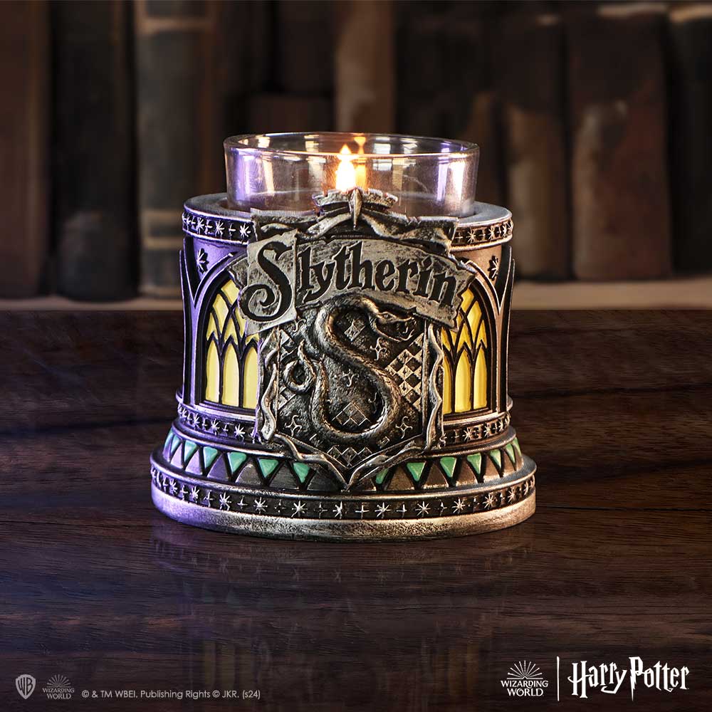Harry Potter Slytherin House Tea Light Holder - Shop Candles & Holders At Gift Moments - 1