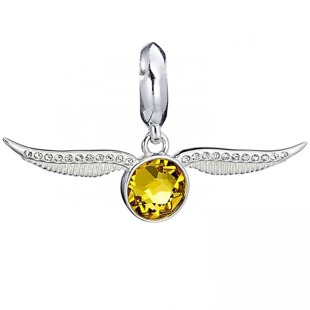 Harry Potter Sterling Silver Golden Snitch Crystal Charm - Shop Jewellery At Gift Moments - 1
